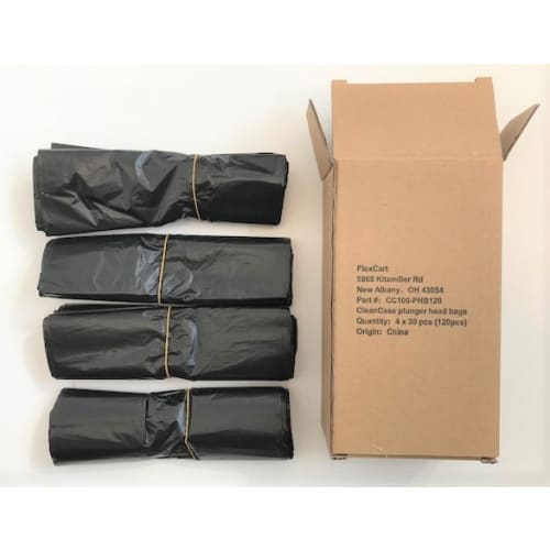 Flexcart Replacement Bags (CC-100PHB120) for the CleanCase Hidden Plunger (Sold Separately)